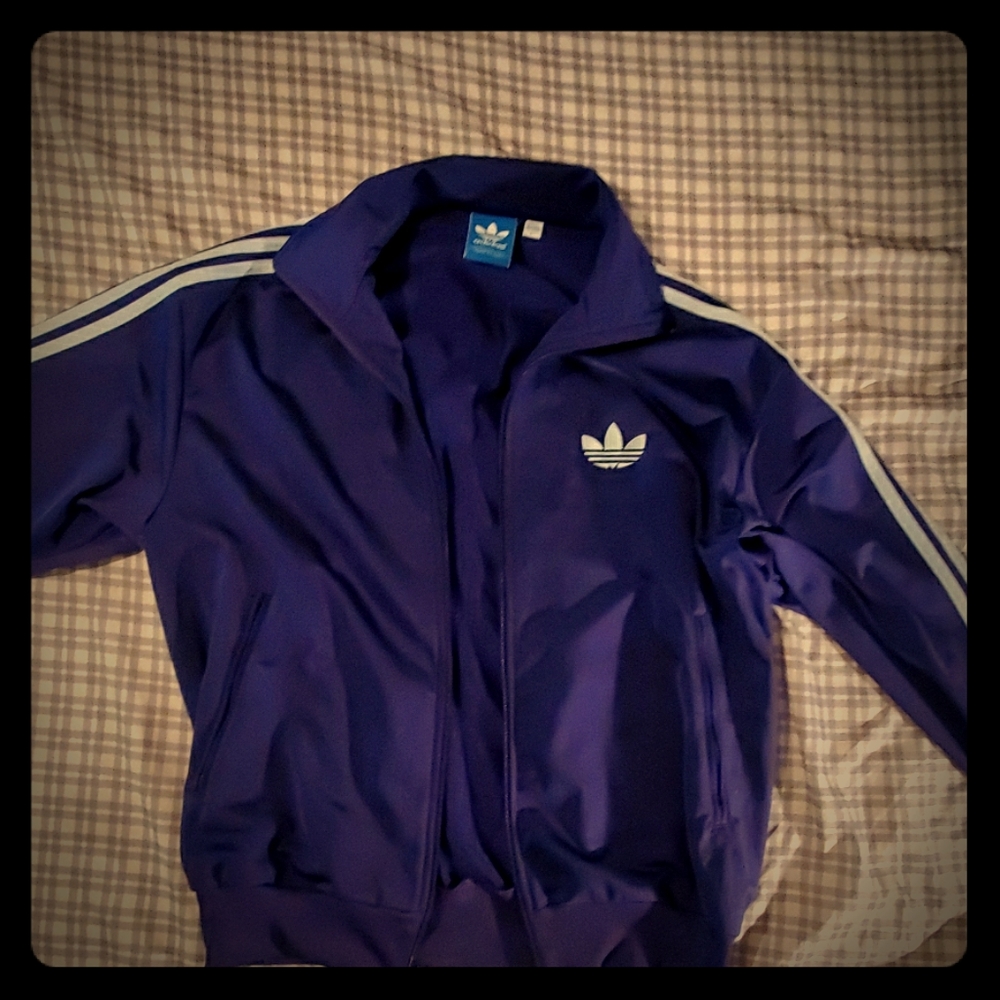 Purple Adidas jacket